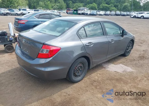 2012 Honda Civic Lx z USA, uszkodzony, nr VIN 2HGFB2E50CH514811